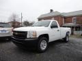 2013 Summit White Chevrolet Silverado 1500 Work Truck Regular Cab 4x4  photo #2