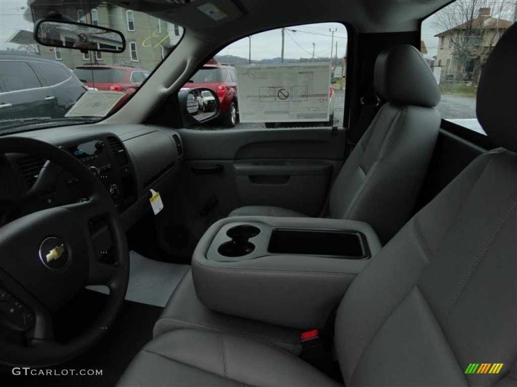 2013 Silverado 1500 Work Truck Regular Cab - Summit White / Dark Titanium photo #4