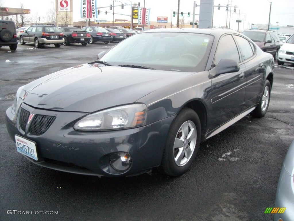 2008 Grand Prix Sedan - Dark Slate Metallic / Ebony photo #1