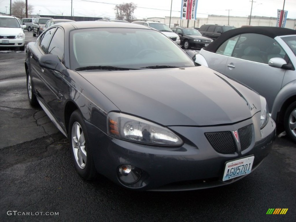 2008 Grand Prix Sedan - Dark Slate Metallic / Ebony photo #7