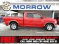 2010 Flame Red Dodge Ram 1500 SLT Quad Cab 4x4  photo #1