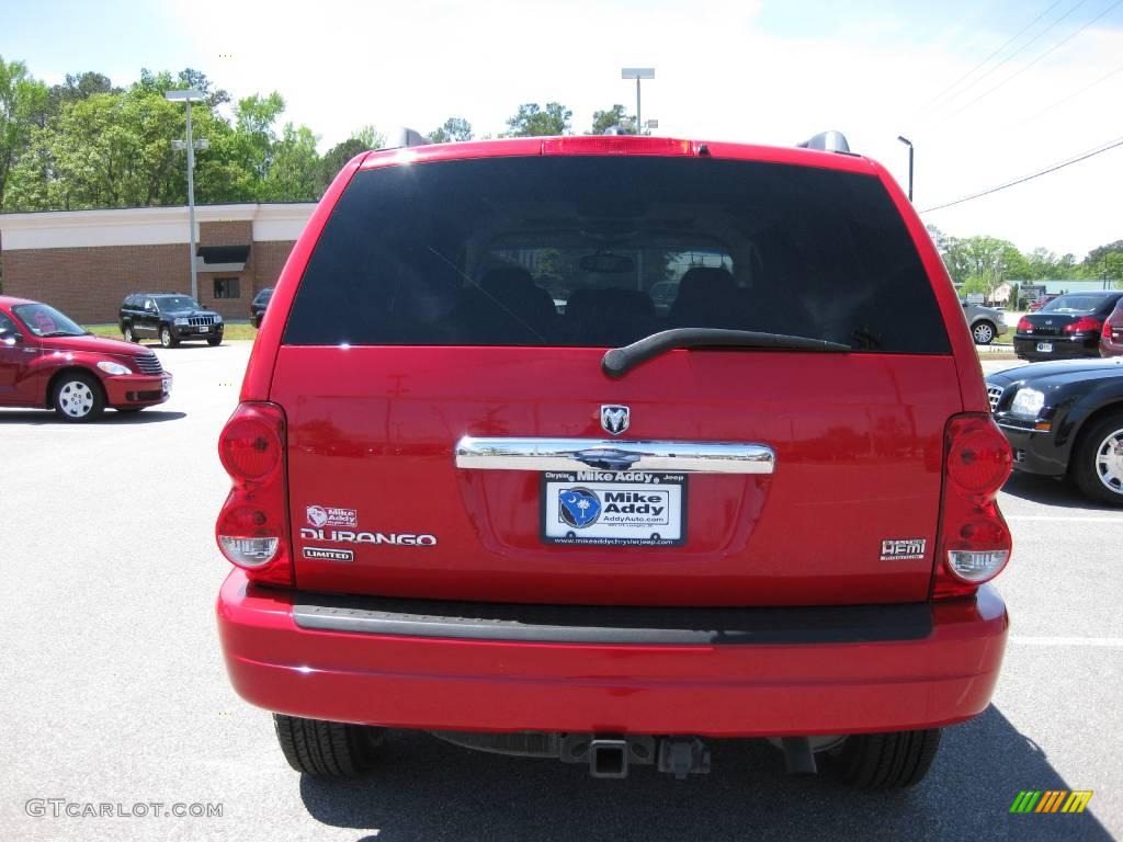 2005 Durango Limited - Flame Red / Khaki photo #12
