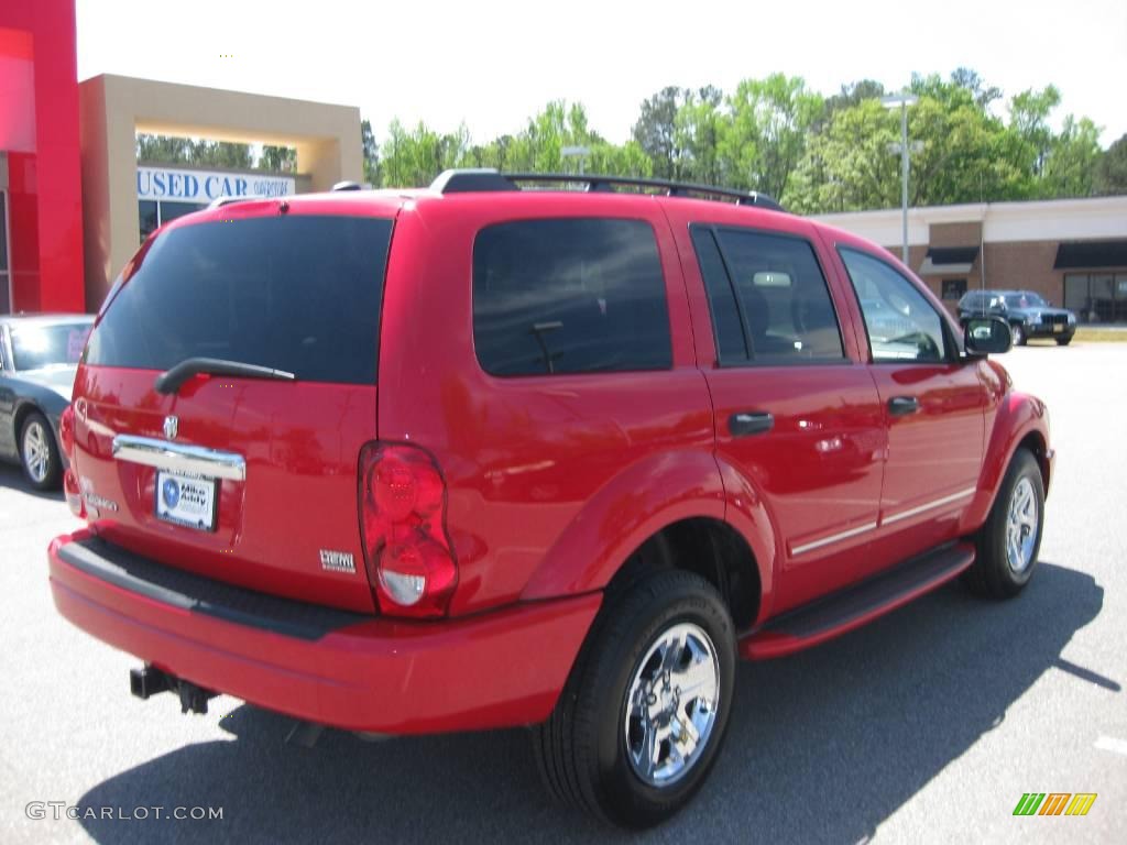 2005 Durango Limited - Flame Red / Khaki photo #13