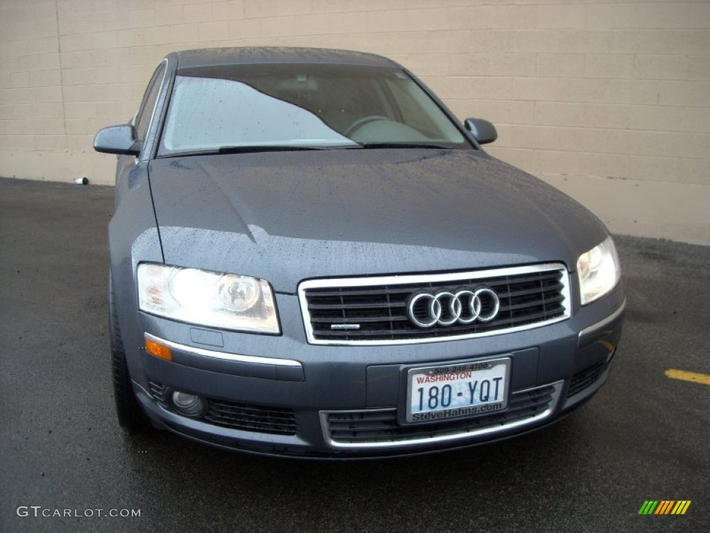 2004 A8 L 4.2 quattro - Oyster Grey Metallic / Beige photo #2