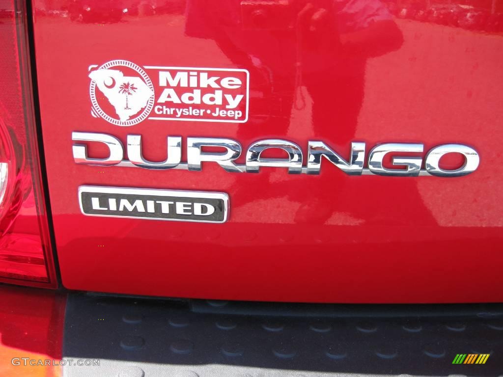 2005 Durango Limited - Flame Red / Khaki photo #25