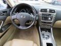 2006 Lexus IS Cashmere Beige Interior Dashboard Photo