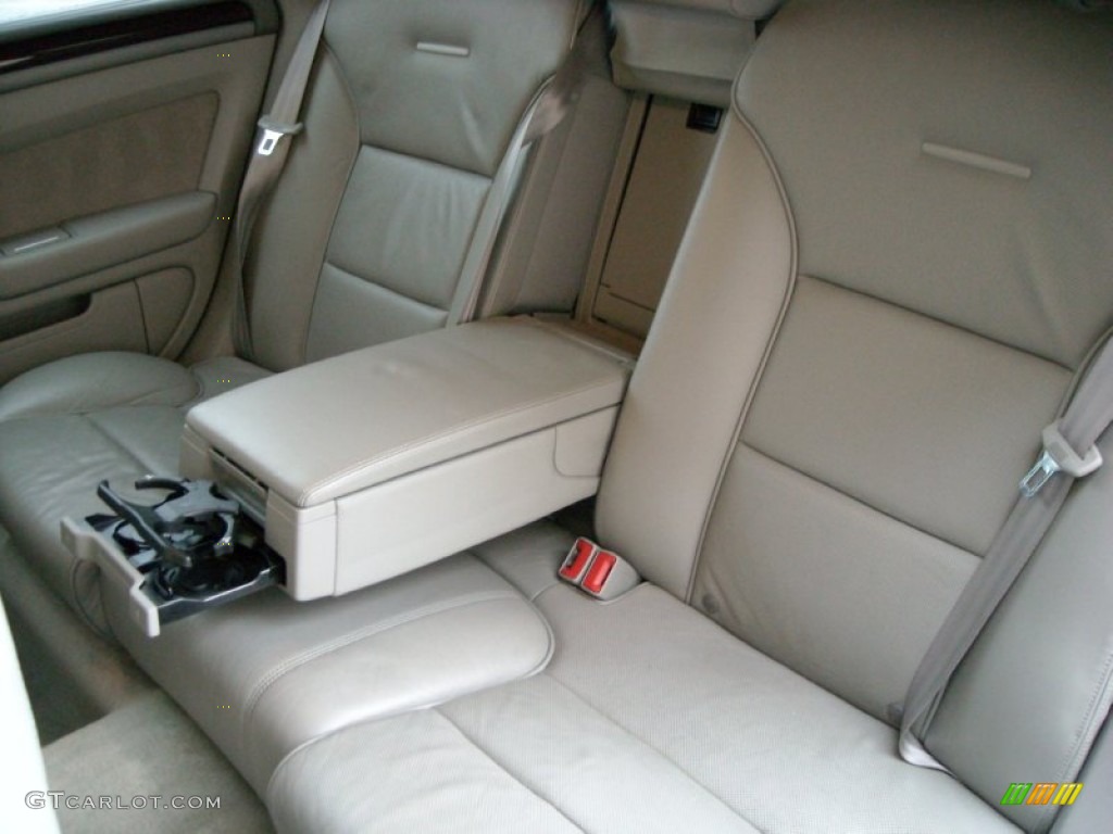 2004 A8 L 4.2 quattro - Oyster Grey Metallic / Beige photo #35