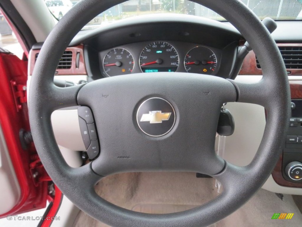 2008 Chevrolet Impala LT Neutral Beige Steering Wheel Photo #75269663
