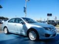 2010 Light Ice Blue Metallic Ford Fusion Hybrid  photo #7