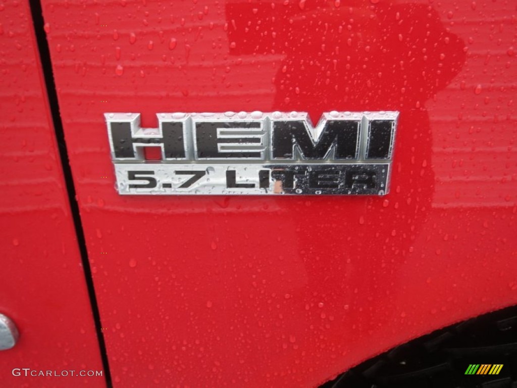 2007 Ram 1500 SLT Mega Cab 4x4 - Flame Red / Medium Slate Gray photo #14
