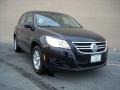 Deep Black Metallic 2010 Volkswagen Tiguan S 4Motion