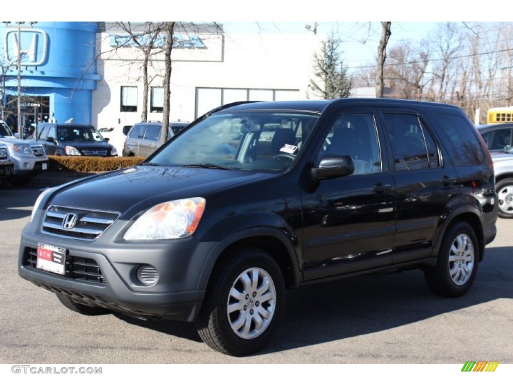 2005 CR-V EX 4WD - Nighthawk Black Pearl / Black photo #1