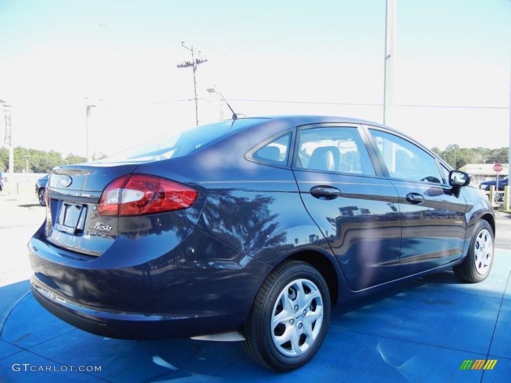 2013 Fiesta S Sedan - Violet Gray / Charcoal Black/Light Stone photo #2