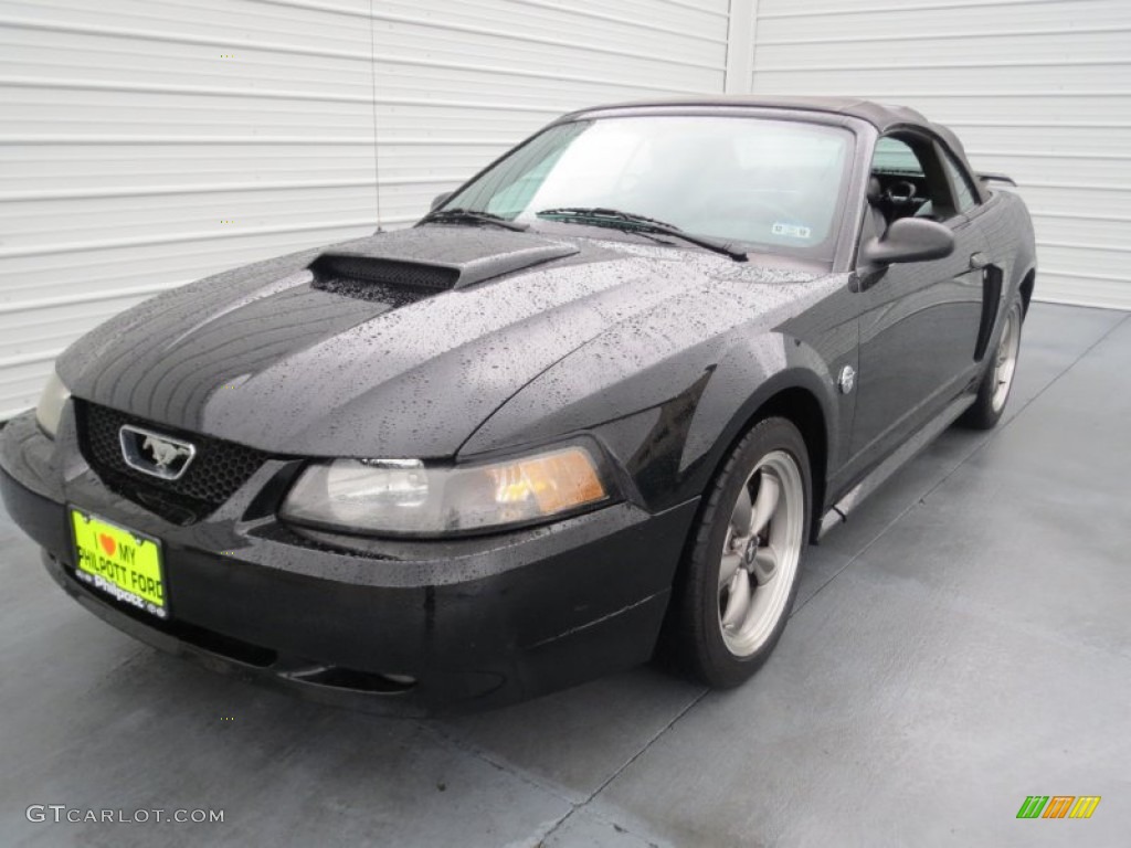 2004 Mustang GT Convertible - Black / Dark Charcoal photo #6