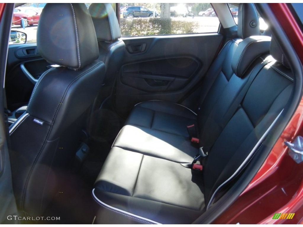 Charcoal Black Interior 2013 Ford Fiesta Titanium Sedan Photo #75273210