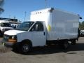 2009 Summit White Chevrolet Express Cutaway 3500 Commercial Moving Van  photo #3