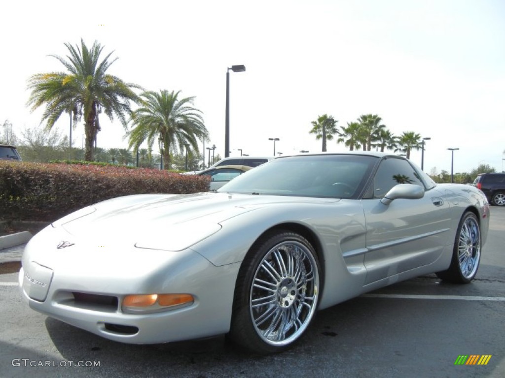 Sebring Silver Metallic 1998 Chevrolet Corvette Coupe Exterior Photo #75273829