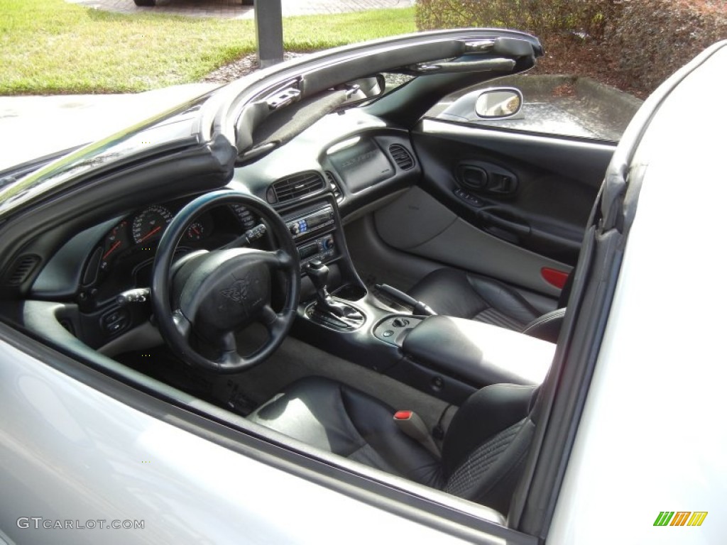 1998 Corvette Coupe - Sebring Silver Metallic / Black photo #11