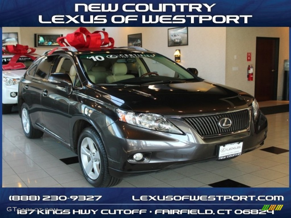 2010 RX 350 AWD - Truffle Brown Mica / Parchment/Brown Walnut photo #1