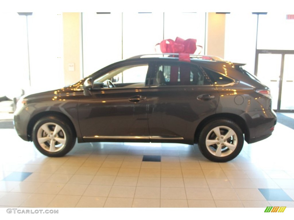 2010 RX 350 AWD - Truffle Brown Mica / Parchment/Brown Walnut photo #2