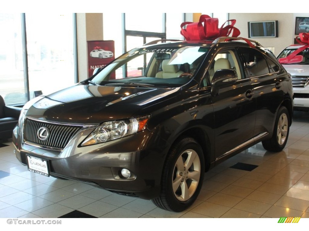 2010 RX 350 AWD - Truffle Brown Mica / Parchment/Brown Walnut photo #6