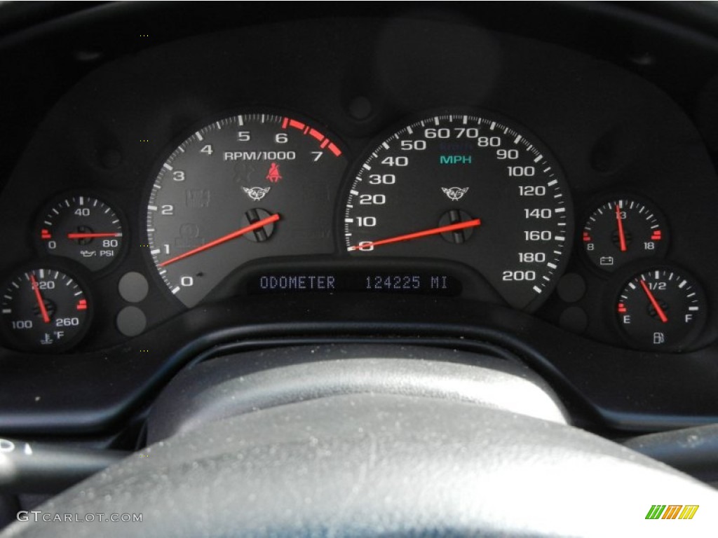 1998 Chevrolet Corvette Coupe Gauges Photo #75274215