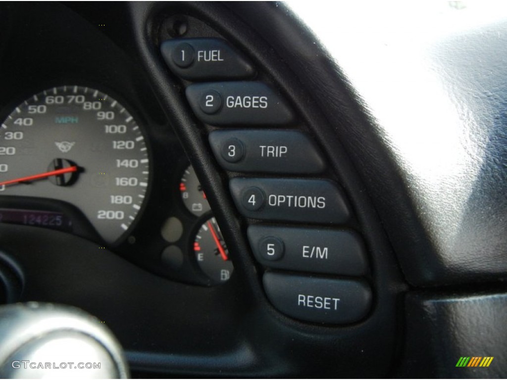 1998 Chevrolet Corvette Coupe Controls Photo #75274277