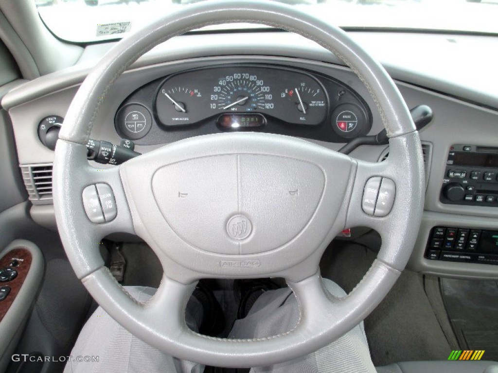 2004 Buick Century Special Edition Medium Gray Steering Wheel Photo #75274281