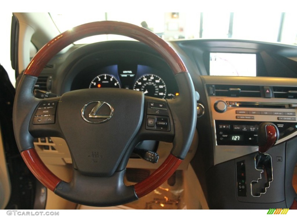 2010 RX 350 AWD - Truffle Brown Mica / Parchment/Brown Walnut photo #18