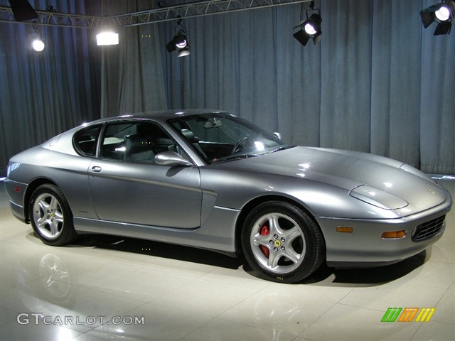 2001 Ferrari 456MGTA, Silver / Blue, Front Right 2001 Ferrari 456M GTA Parts