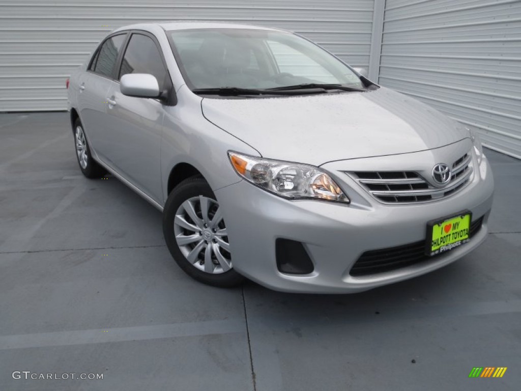 2013 Corolla LE - Classic Silver Metallic / Ash photo #1