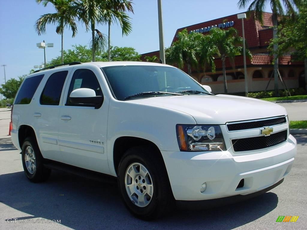 2007 Tahoe LT - Summit White / Ebony photo #1