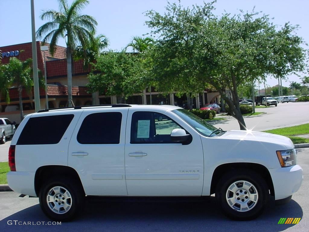 2007 Tahoe LT - Summit White / Ebony photo #2