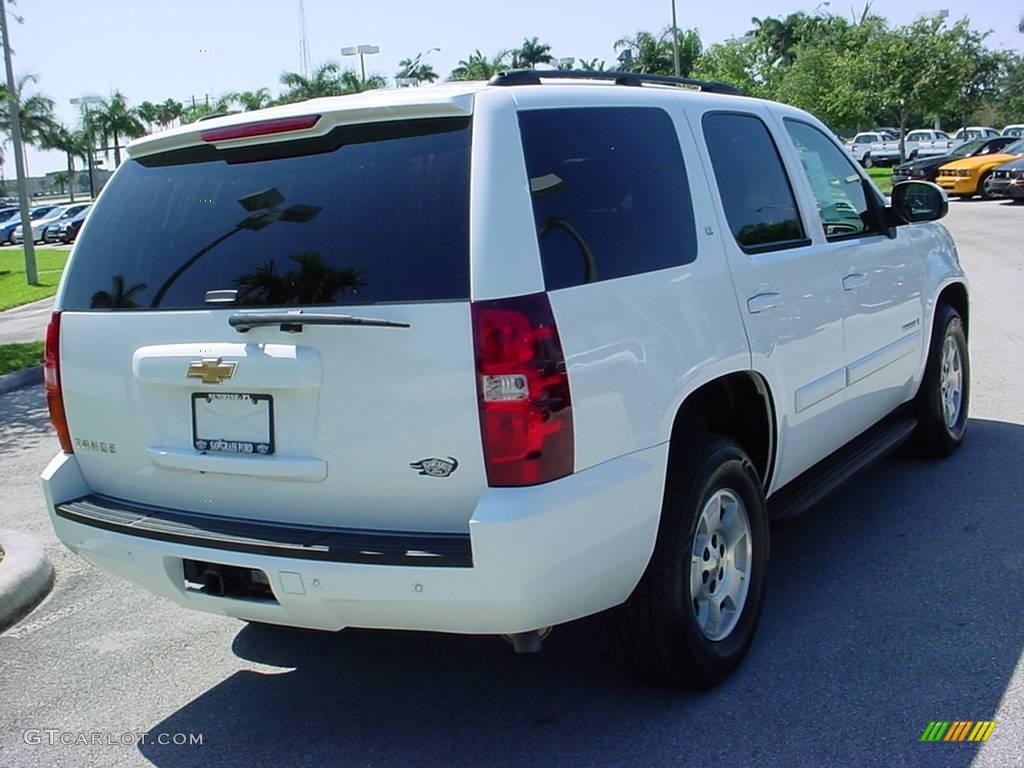 2007 Tahoe LT - Summit White / Ebony photo #3