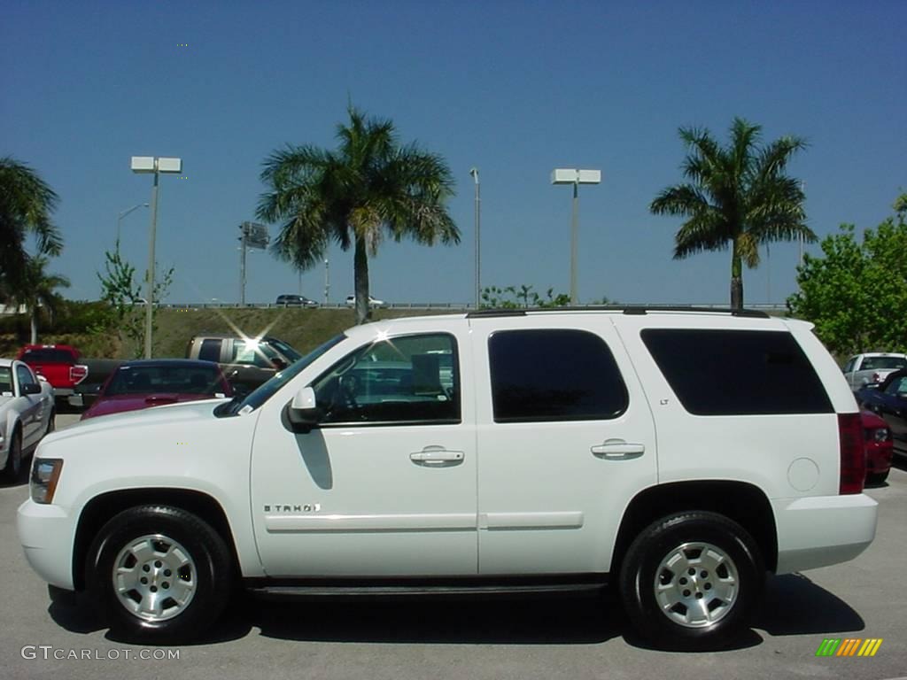 2007 Tahoe LT - Summit White / Ebony photo #7