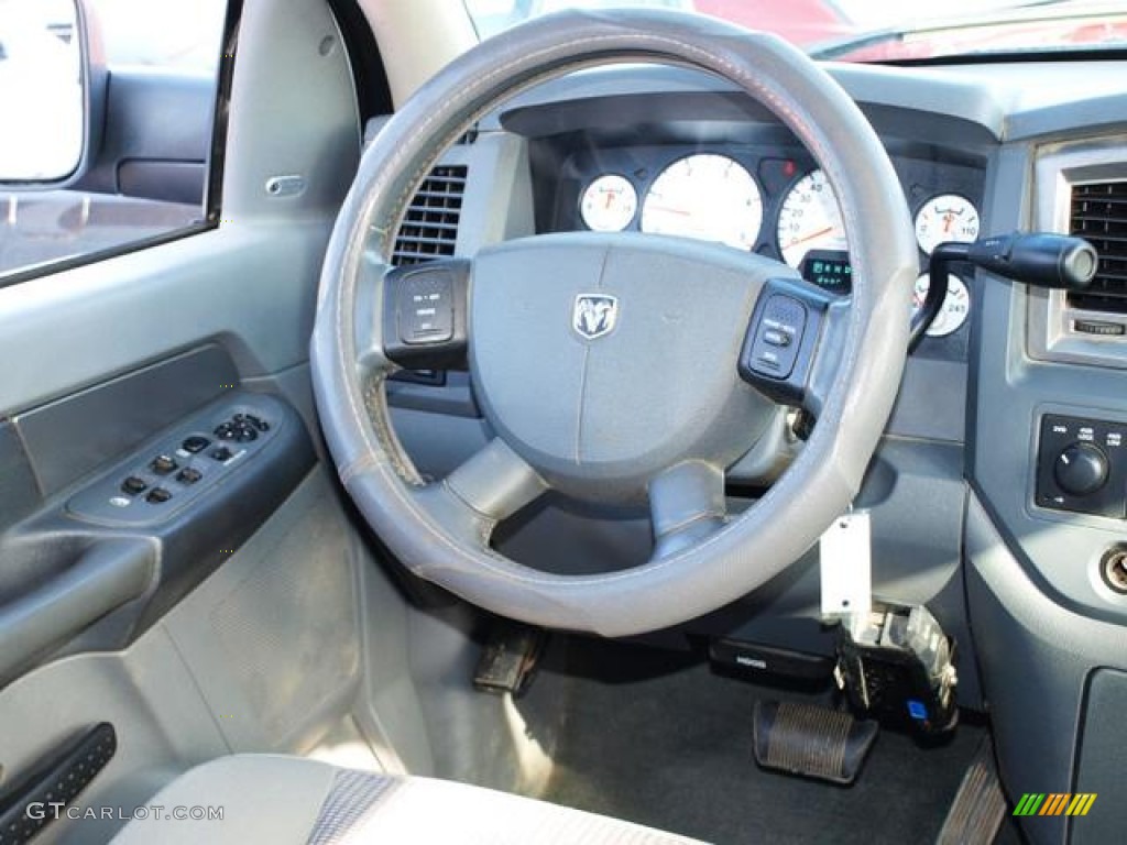 2007 Ram 3500 Sport Quad Cab 4x4 Dually - Bright White / Medium Slate Gray photo #10