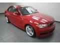 2011 Crimson Red BMW 1 Series 135i Coupe  photo #9