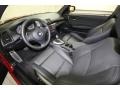 Black 2011 BMW 1 Series 135i Coupe Interior Color