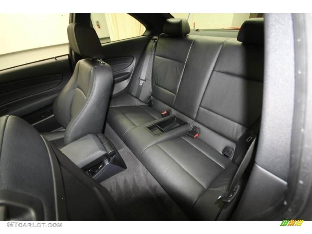 Black Interior 2011 BMW 1 Series 135i Coupe Photo #75277280