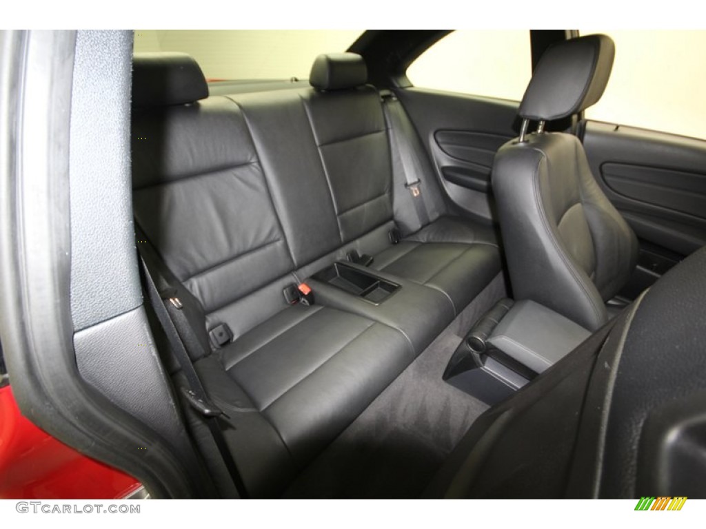 Black Interior 2011 BMW 1 Series 135i Coupe Photo #75277461