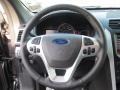Charcoal Black 2013 Ford Explorer XLT Steering Wheel