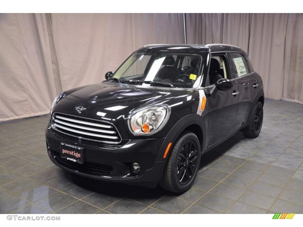 2013 Cooper Countryman - Absolute Black / Carbon Black photo #1