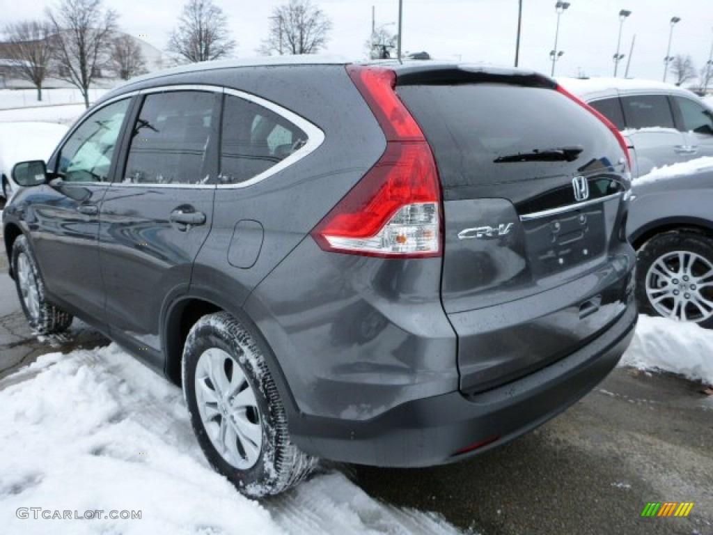 2013 CR-V EX-L AWD - Polished Metal Metallic / Gray photo #2