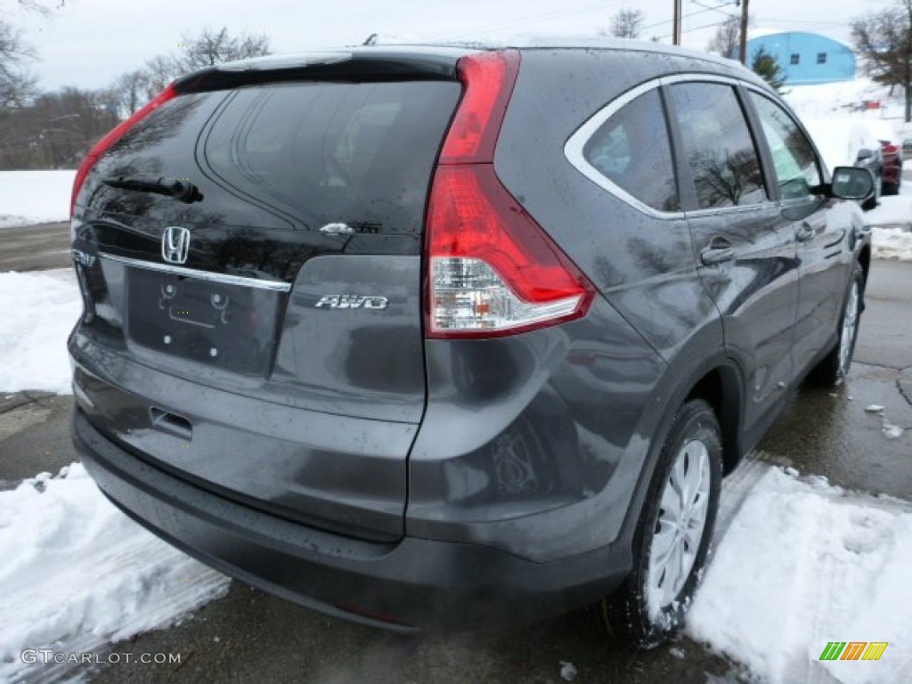 2013 CR-V EX-L AWD - Polished Metal Metallic / Gray photo #4