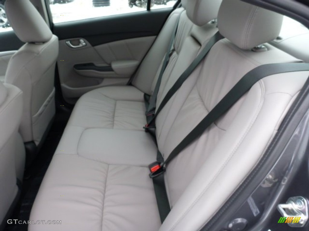 Gray Interior 2013 Honda Civic EX-L Sedan Photo #75280326