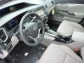  2013 Civic EX-L Sedan Gray Interior