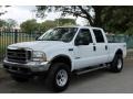 Oxford White 2004 Ford F350 Super Duty Lariat Crew Cab 4x4