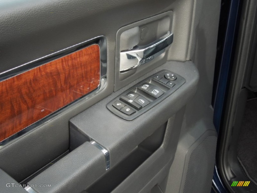 2012 Ram 3500 HD Laramie Crew Cab 4x4 Dually - True Blue Pearl / Dark Slate photo #12
