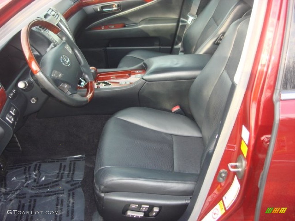 Black Interior 2007 Lexus LS 460 Photo #75282684