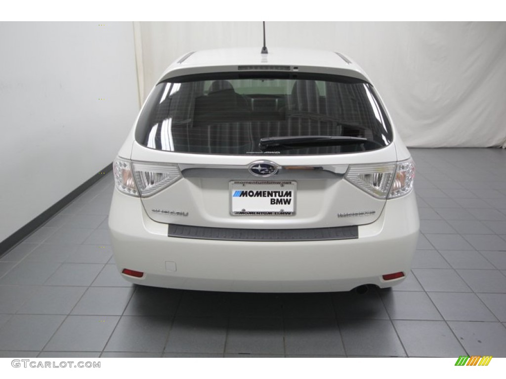 2009 Impreza 2.5i Premium Wagon - Satin White Pearl / Ivory photo #12